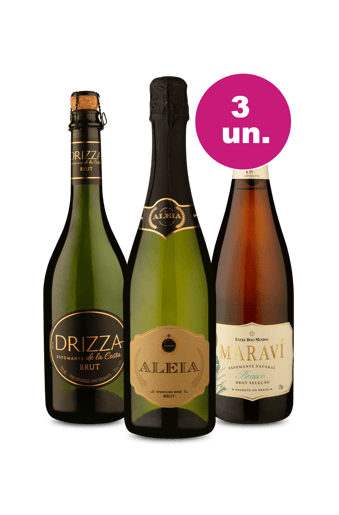 Kit 3 - Espumantes Incríveis por R$99 - Oferta Absurda