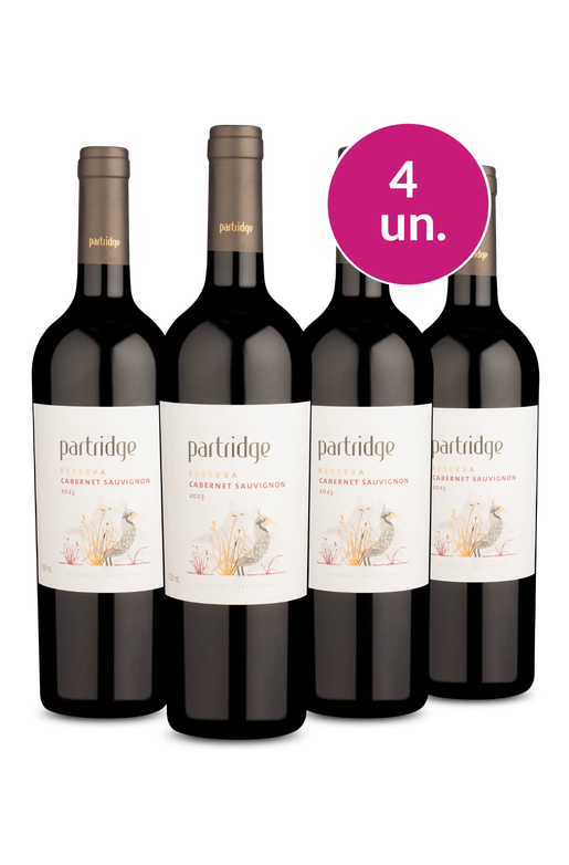 Kit 4 - Partridge Reserva Cabernet Sauvignon 2023 - Exclusivo We