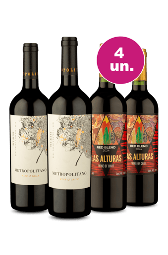 Kit 4 - É Red, É Blend - Oferta Insana