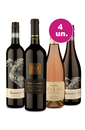 Kit 4 - Exclusivos por R$49,90 por Garrafa