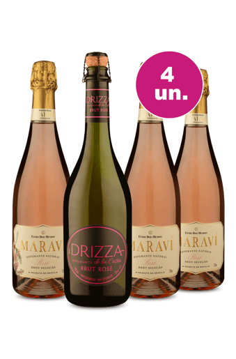 Kit 4 - Maraví e Drizza Rosé - Exclusivo We
