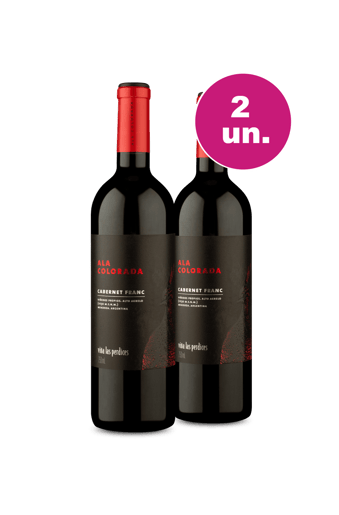 Kit 2 - Las Perdices Ala Colorada Cabernet Franc - Oferta Insana