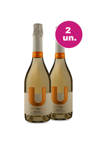 Kit 2 - Espumante U By Undurraga Demi-Sec - Oferta Insana