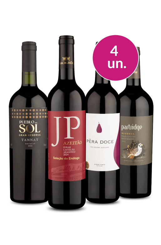 Kit 4 - Só Tintos Especiais - Exclusivo We