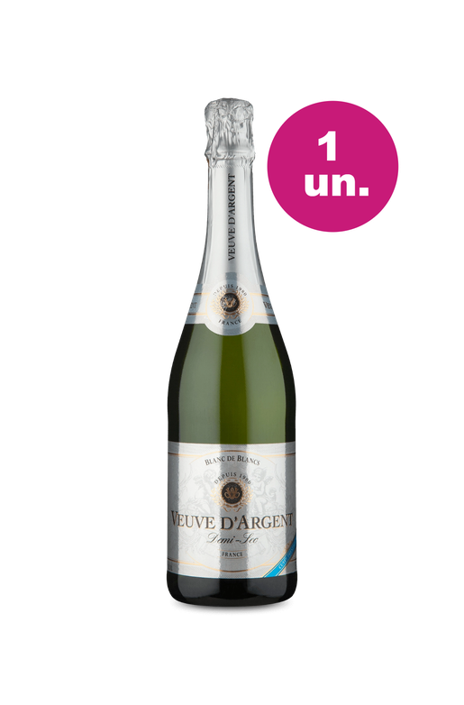 Espumante Veuve D`Argent Blanc De Blancs Demi-Sec