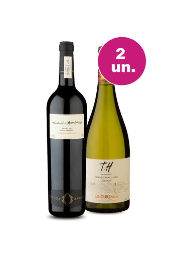Kit 2 - Humberto Barberis Gran Reserva Malbec e T.H. [Terroir Hunter] Chardonnay