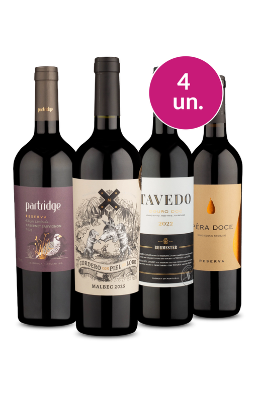Kit 4 - Mais Desejados da Wine no Melhor Valor - Oferta Absurda