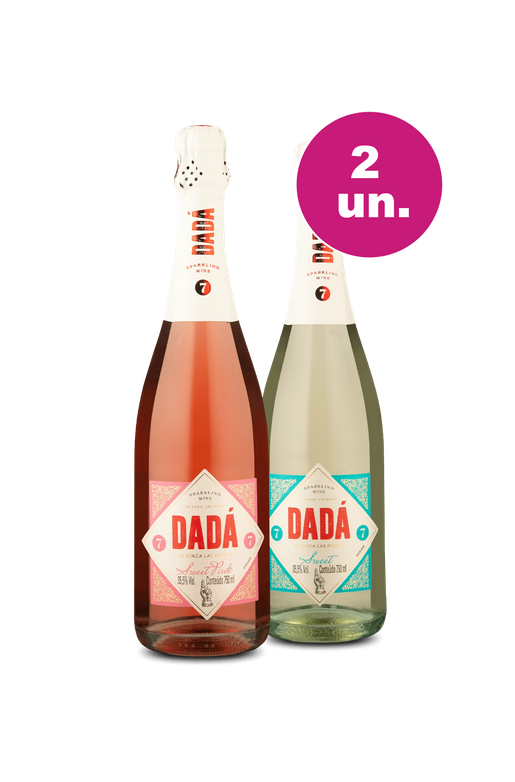 Kit 2 - Espumantes Dadá - Oferta Absurda Black Wine
