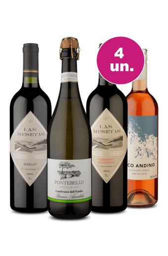 Kit 4 - Mesclados por R$27,90 por Garrafa - Oferta Absurda