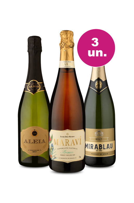 Kit 3 - Espumantes Fantásticos pro seu Fim de Ano