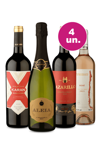 Kit 4 - Incríveis por R$34,90 Por Garrafa