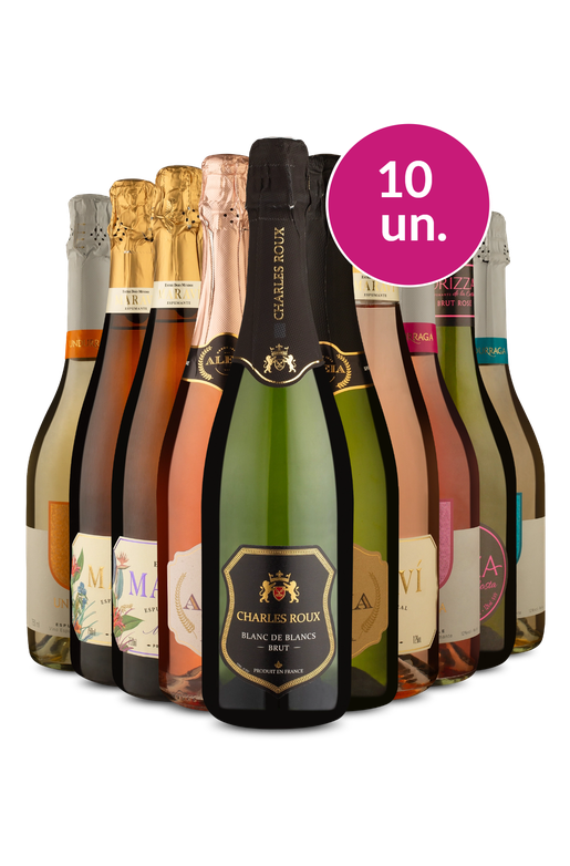 Kit 10 - Espumantes Imperdíveis por R$39,90 por Garrafa - Oferta Absurda