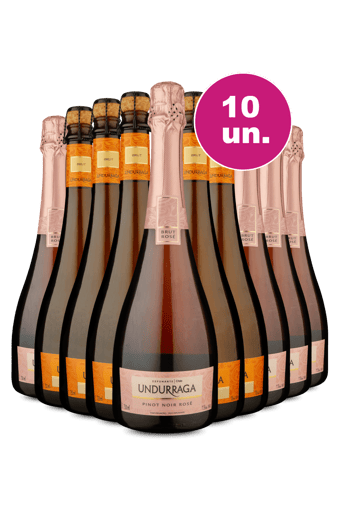 Kit 10 - Espumante Undurraga Brut Misto - Exclusivo WE
