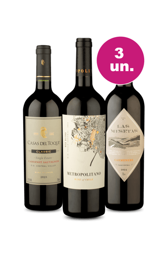 Kit 3 Por R$99 - Tinto de Prestígio - Oferta Insana