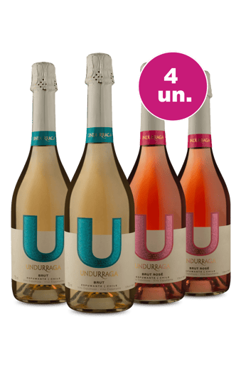 Kit 4 - Espumante U By Undurraga Mesclados - Oferta Insana