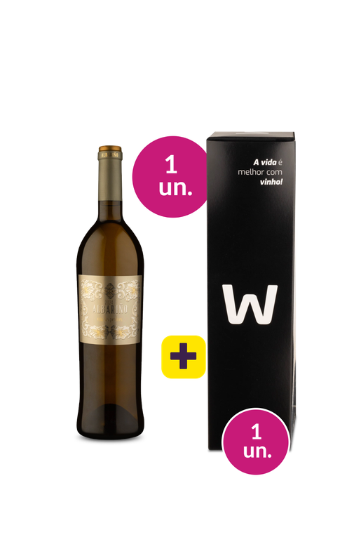 Kit 2 - Las Perdices Reserva Albariño 2024 + Caixa de Presente Wine - Exclusivo We