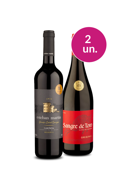 Kit 2 - Tintos Espanhois de Sucesso - Oferta Absurda