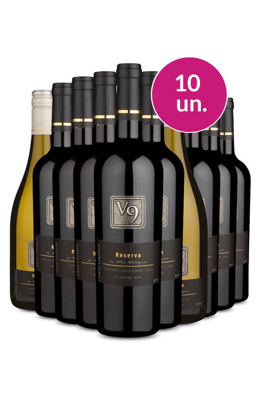 Kit 10 - V9 por R$29,90 por Garrafa - Oferta Absurda