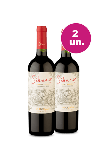 Kit 2 - Sibaris Gran Reserva Carménère - Oferta Insana