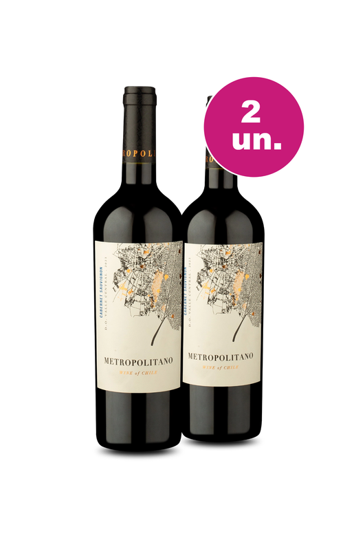 Kit 2 - Metropolitano Cabernet Sauvignon - Spoiler Black Wine