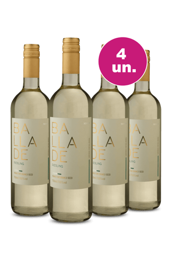 Kit 4 - Ballade Riesling 2024 - Oferta Insana