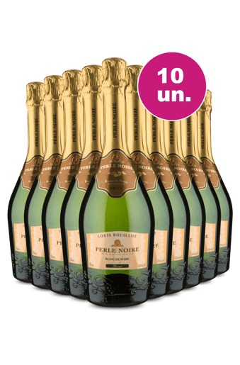 Kit 10 - Espumante Louis Bouillot Blanc De Noirs Brut