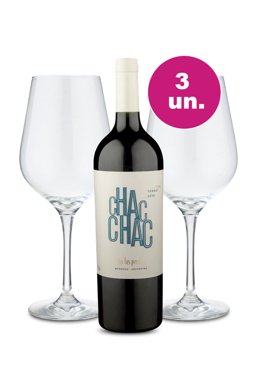 Kit Especial - Chac Chac Reserva e Par de Taças de Cristal