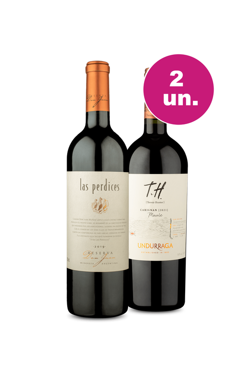 Kit 2 - Las Perdices Don Juan Reserva e T.H. [Terroir Hunter] Carignan