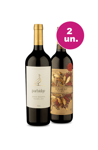Kit 2 - Encontro de Peso - Partridge Gran Reserva e Carpineto Dogajolo