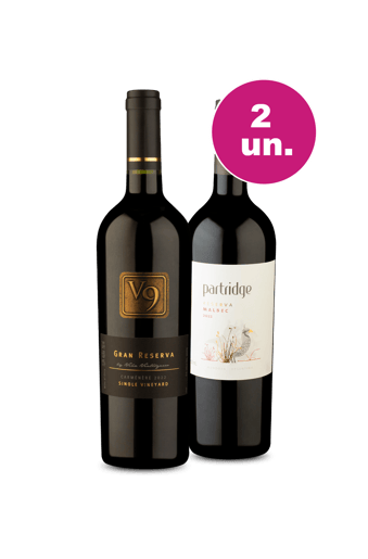 Kit 2 - V9 Gran Reserva e Partridge Reserva por R$99