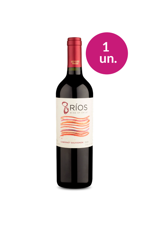 8 Ríos D.O. Región del Valle Central Cabernet Sauvignon 2025