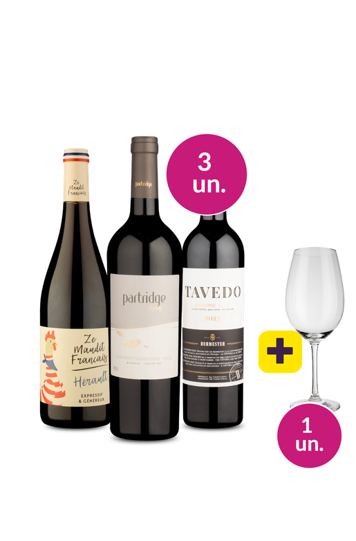 Kit 3 - Imperdíveis por R$119 + Taça de Cristal Grátis - Oferta Absurda