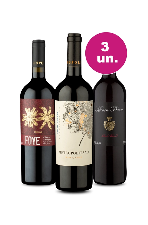 Kit 3 Por R$99 - Prediletos do Enólogo - Oferta Insana