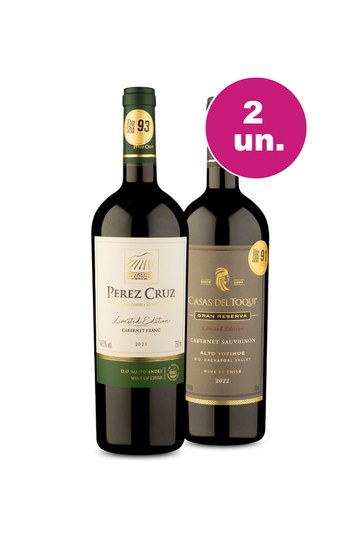 Kit 2 - Encontro de Campeões - Perez Cruz Limited Edition e Casas del Toqui Gran Reserva