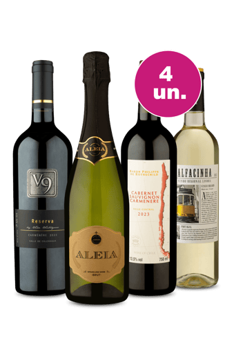 Kit 4 - Mesclados Espetaculares por R$34,90 Por Garrafa - Oferta Insana