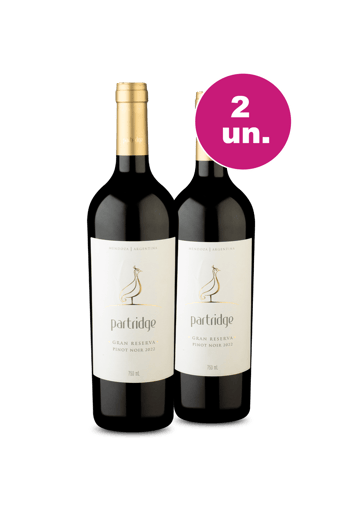 Kit 2 - Partridge Gran Reserva Pinot Noir - Oferta Absurda