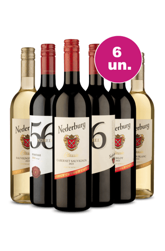 Kit 6 - Degustação Sul Africanos Nederburg - Exclusivo We