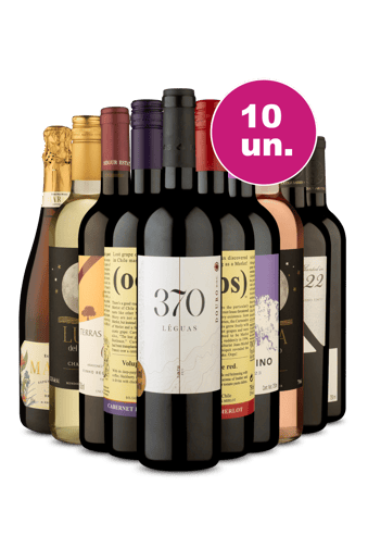 Kit 10 - Escolha Incrível por R$37,90 por Garrafa - Oferta Insana