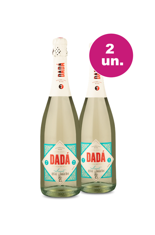 Kit 2 - Espumante Dadá Branco - Oferta Absurda Black Wine