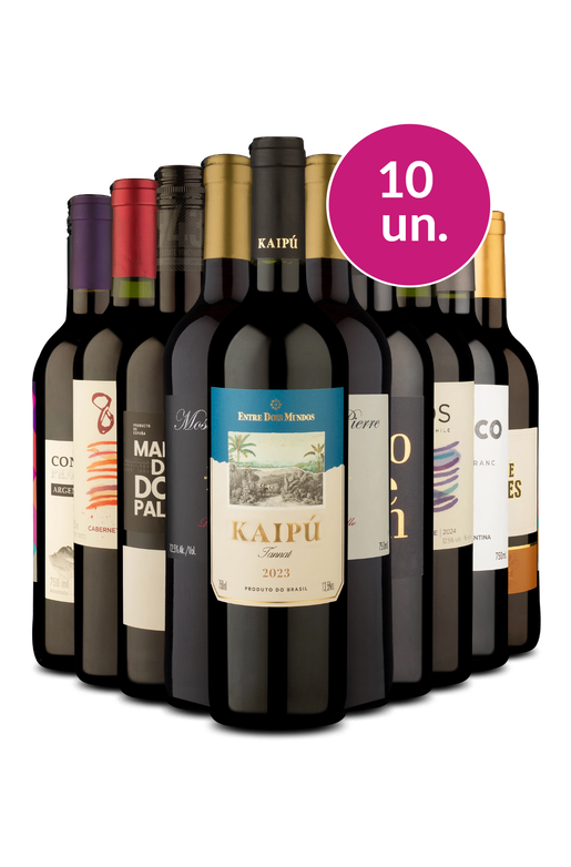 Kit 10 - Tintos Secos - Exclusivo We