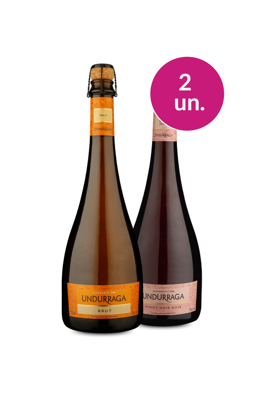 Kit 2 - Degustação Espumantes Undurraga - Oferta Absurda