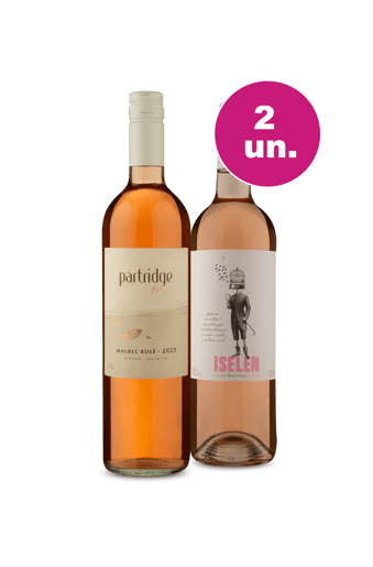 Kit 2 - Partridge Flying Rosé e Iselen Rosé - Argentinos Malbec