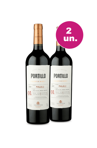 Kit 2 - Portillo Valle De Uco Malbec - Oferta Insana