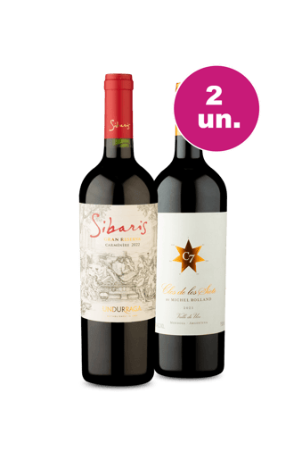 Kit 2 - Encontro de Campeões: Sibaris Gran Reserva e Clos De Los Siete