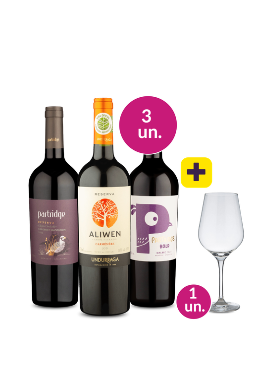 Kit 3 - Sulamericanos + Taça de Cristal Grátis - Oferta Absurda
