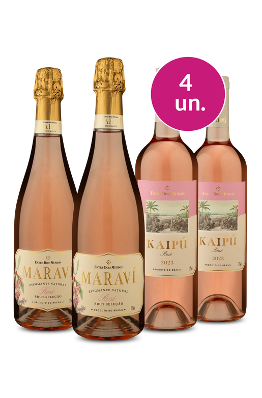 Kit 4 - Maraví e Kaipú Rosé - Oferta Flash IZ