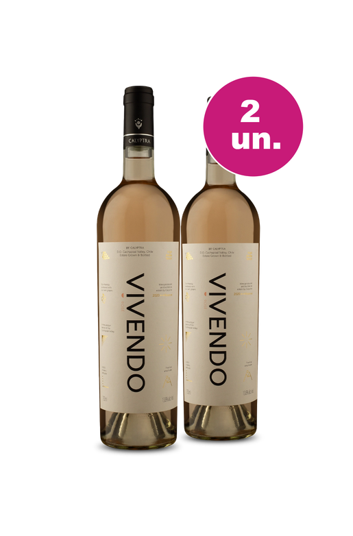 Kit 2 - Calyptra Vivendo Reserve Rosé - Oferta Absurda Black Wine