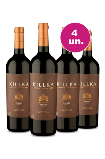 Kit 4 - Salentein Killka Malbec - Oferta Insana Exclusiva We Wine