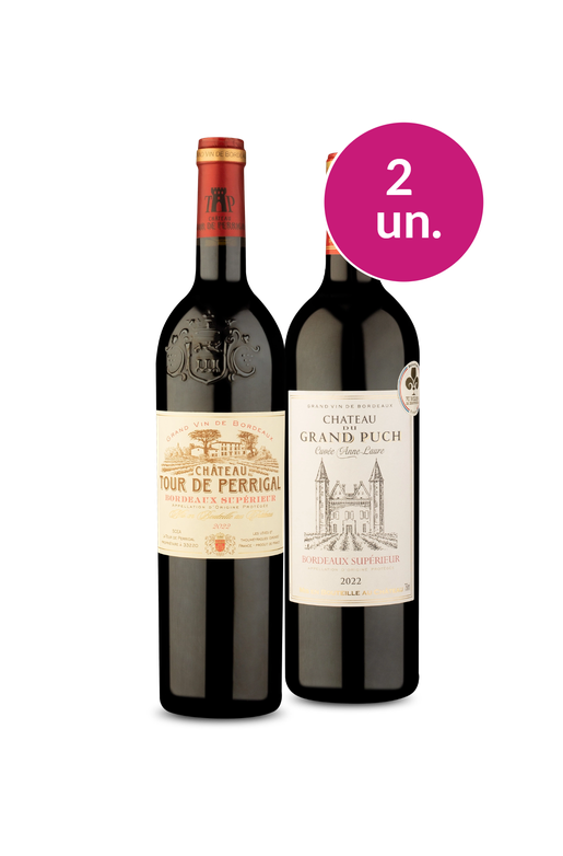 Kit 2 - Bordeaux Supérieur com Medalhas de Ouro - Exclusivo We