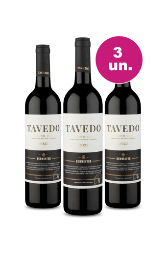 Kit 3 - Tavedo D.O.C. Douro Tinto 2022 - Exclusivo We